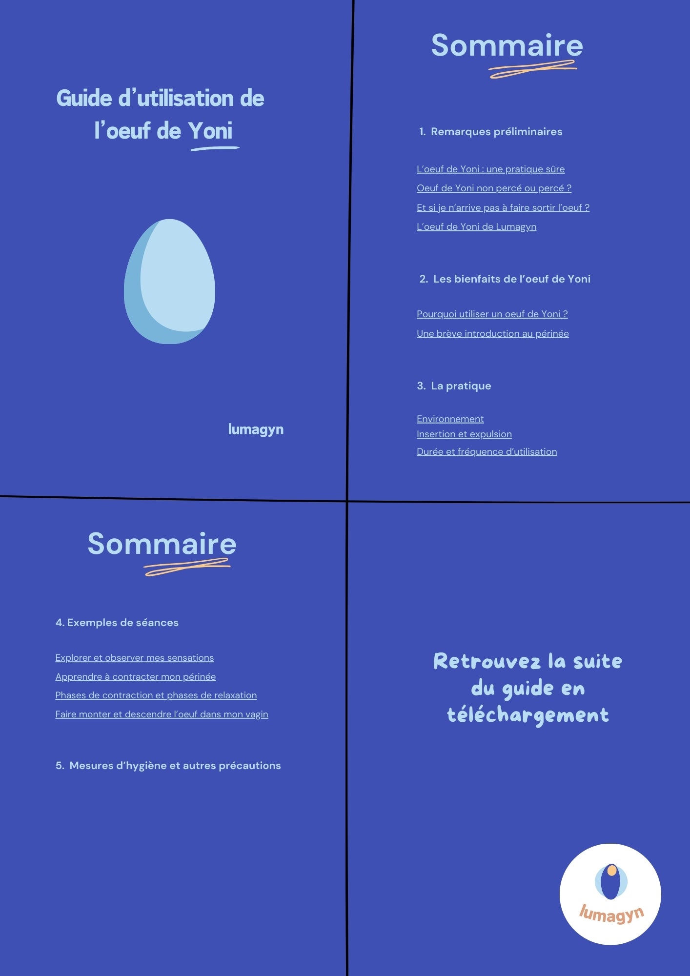 Oeuf de Yoni en obsidienne